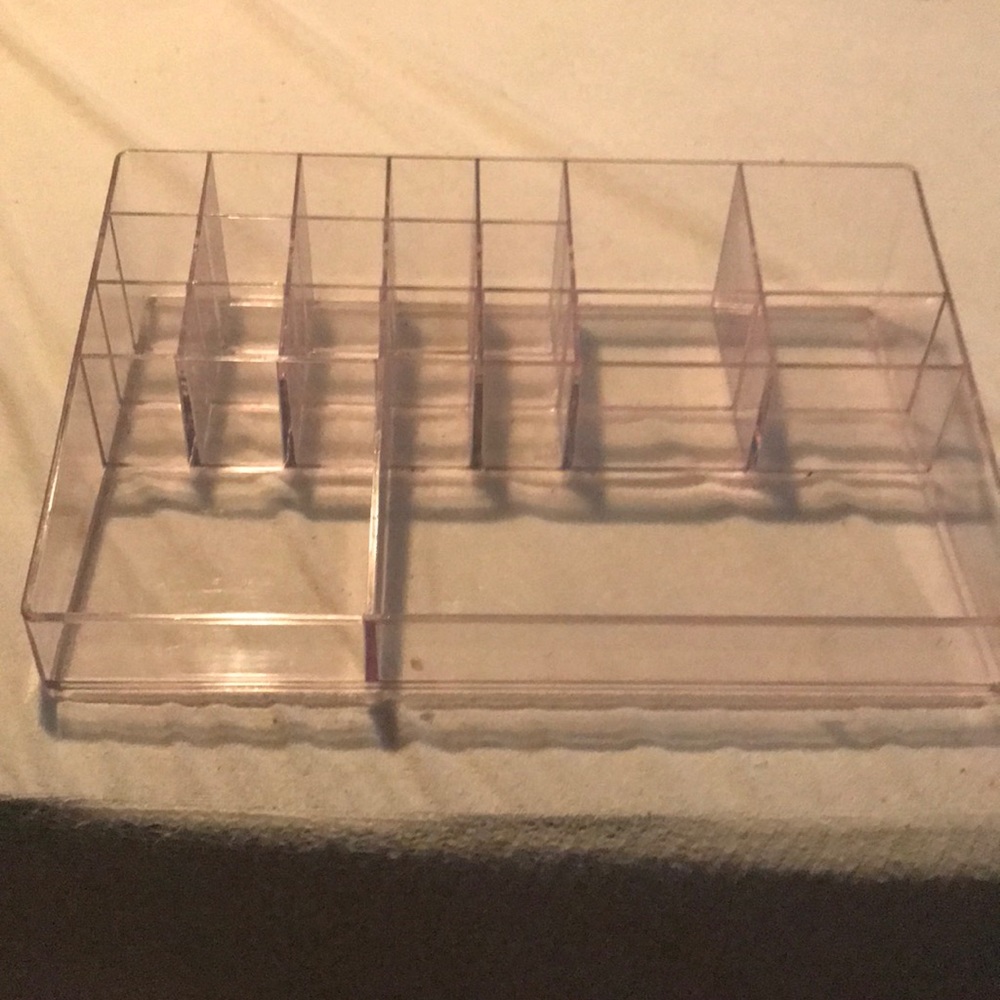 12” x 8” clear acrylic organizer